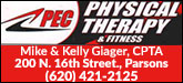 PEC Physical Therapy Sponsorship Banner