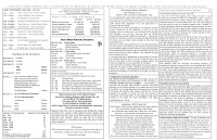 09/26/2021   Bulletin